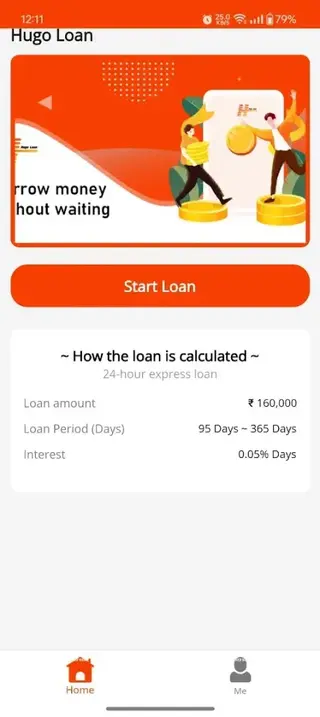 Screenshot of Hugo Loan Apk