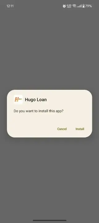 Screenshot of Hugo Loan