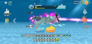 Screenshot Of Hungry Shark Mod Apk Unlimited Money and GEM