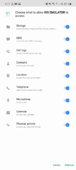 Screenshot of iEMU Apk