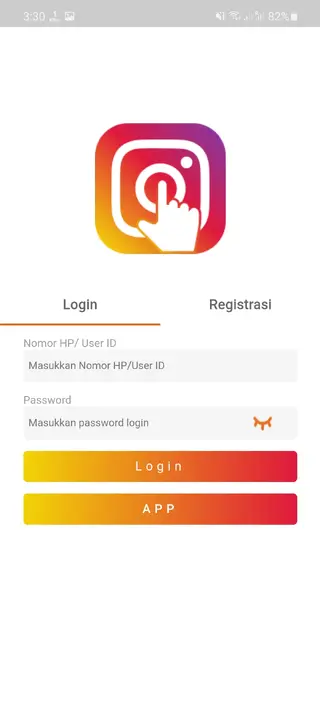 Screenshot of IG Like Indo