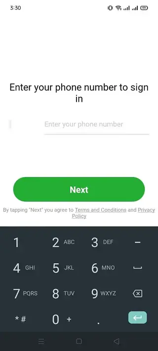 Screenshot of InDriver