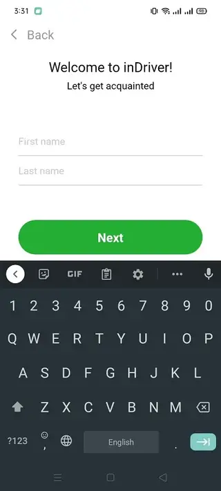Screenshot of InDriver Download