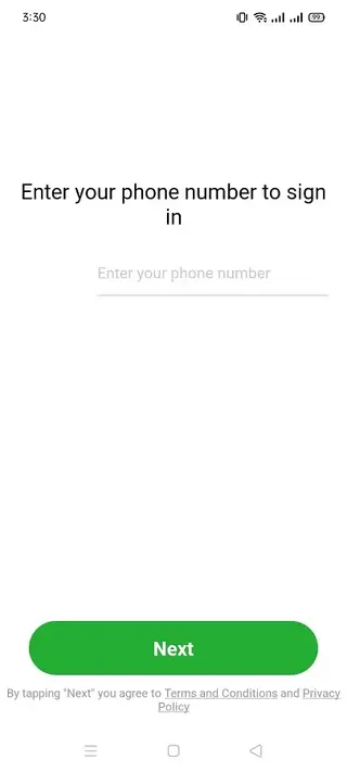 Screenshot of InDriver App