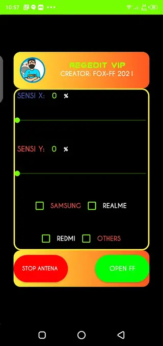 Screenshot of Injector FF Max V2 Android