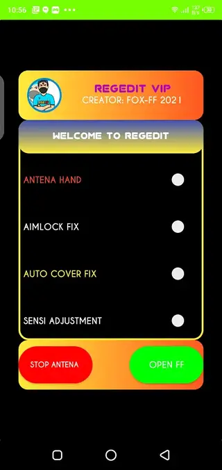 Screenshot of Injector FF Max V2 Apk