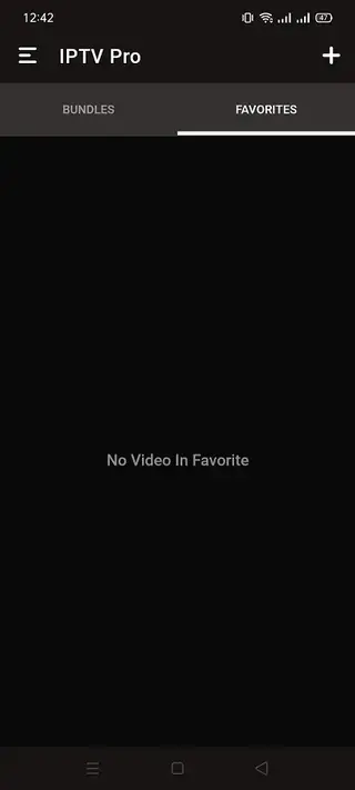 Screenshot of IPTV Playlist M3U IPTV App
