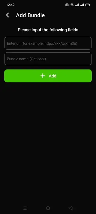Screenshot of IPTV Playlist M3U Android