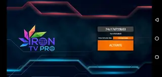 Screenshot of Iron TV Pro