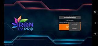 Screenshot of Screenshot of Iron TV Pro App