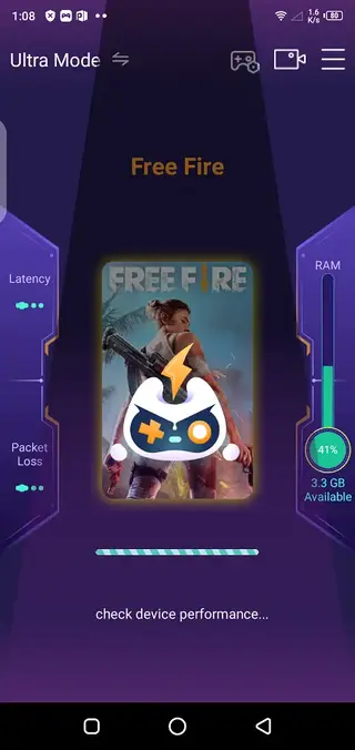 Screenshot of Jack Game Booster