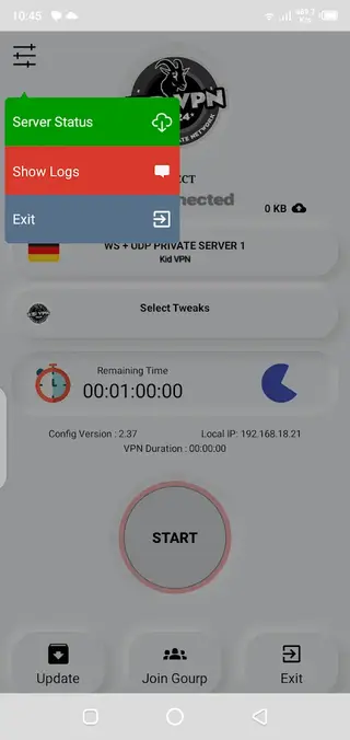Screenshot of Kid VPN Android