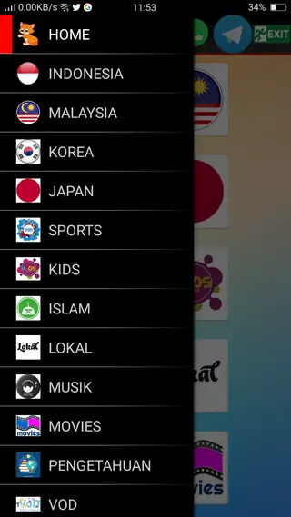 Screenshot of Koceng TV Apk