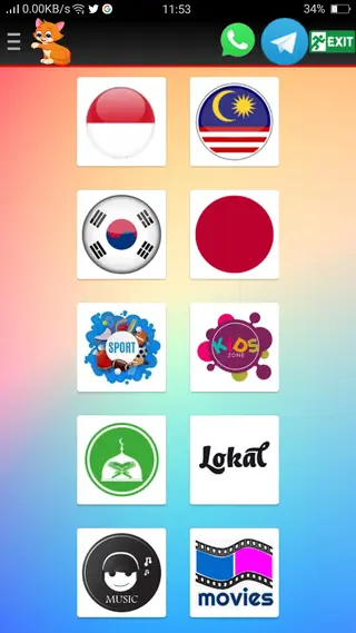 Screenshot of Koceng TV