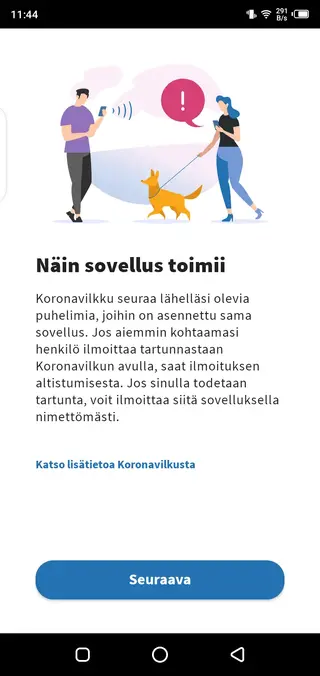 Screenshot of Koronavilkku Apk