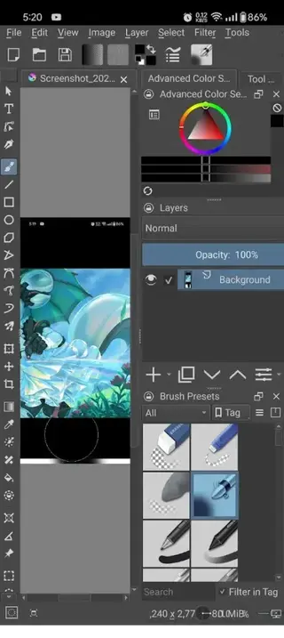 Screenshot of Krita TV Android