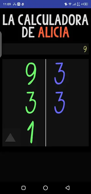Screenshot of La Calculadora De Alicia