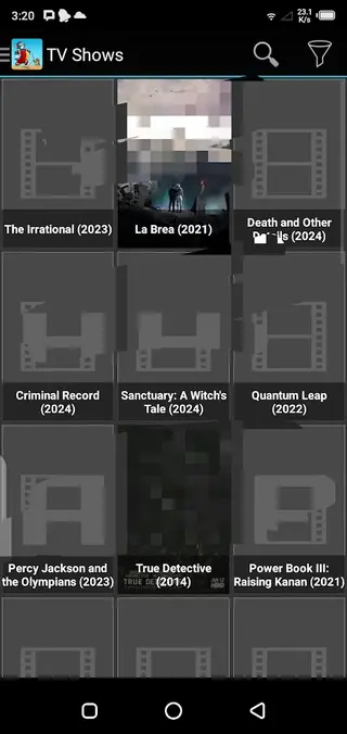 Sccreenshot of Lacartoons Android