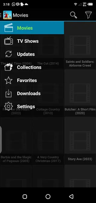 Sccreenshot of Lacartoons App