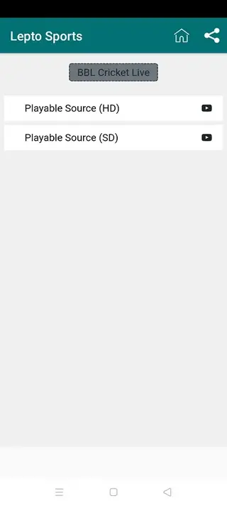 Screenshot of Lepto Sports Download