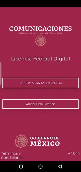 Screenshot of Licencia Federal Digital Apk