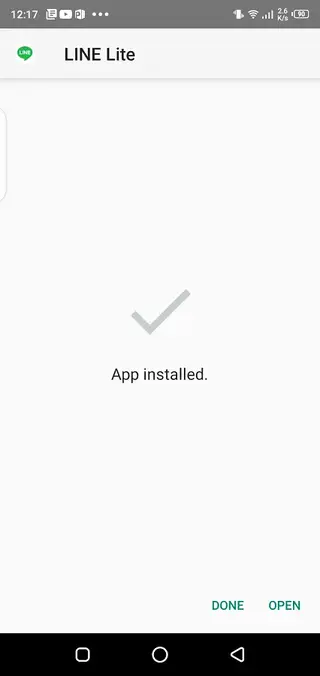 Screenshot of Line Lite Download