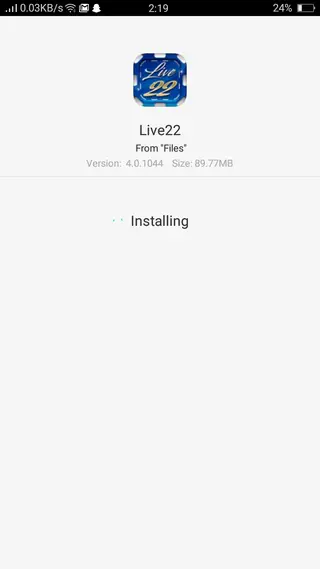 Screenshot of Live22 Download