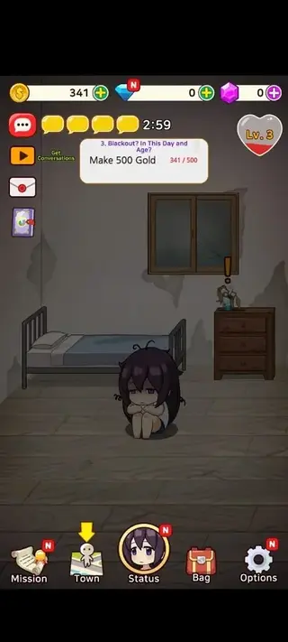 Screenshot of Lonely Girl Apk