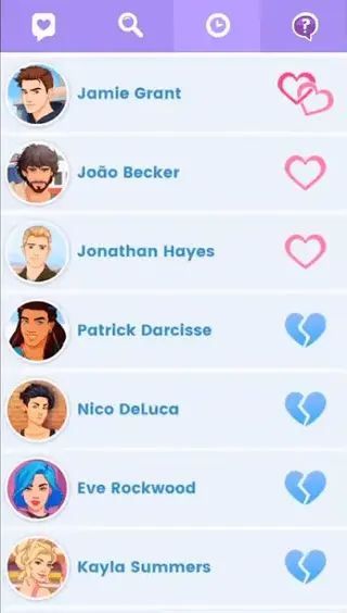 Screenshot of Lovelink App