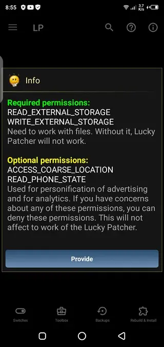 Screeenshot of LP Installer Download