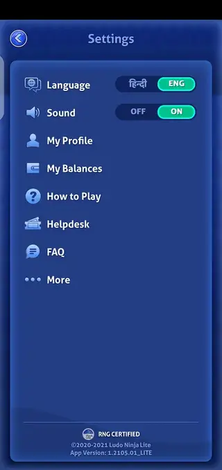 Screenshot of Ludo Ninja Lite Android