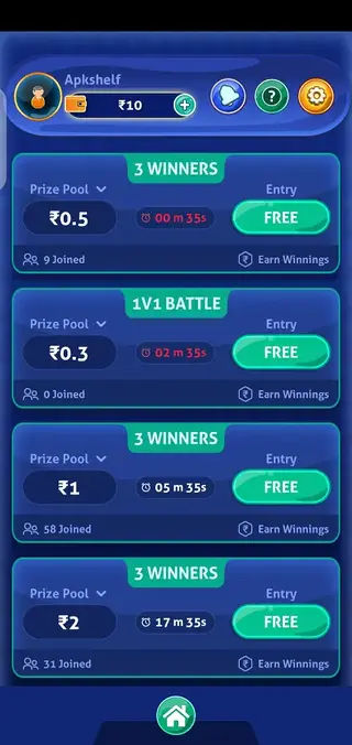 Screenshot of Ludo Ninja Lite App
