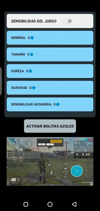 Screenshot of Macro Bolitas Azules Apk