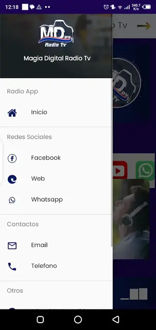 Screenshot of Magia TV Android Download