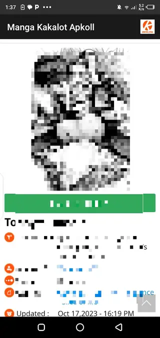 Screenshot of Manga Kakalot Android