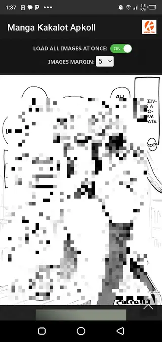 Screenshot of Manga Kakalot App