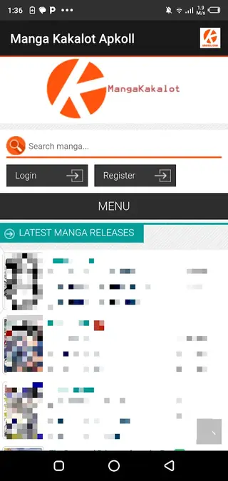 Screenshot of Manga Kakalot Apk