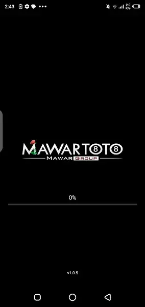 Screenshot of Mawartoto App Apk