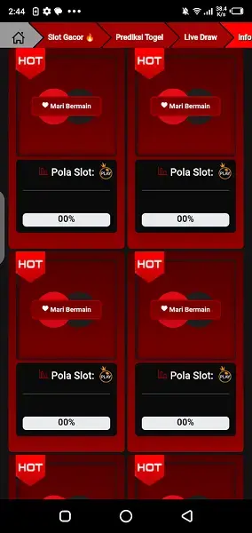 Screenshot of Mawartoto App
