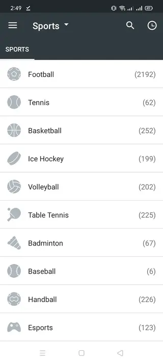 Screenshot of Melbet Apk