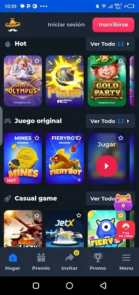 Screenshot of MexLucky Game