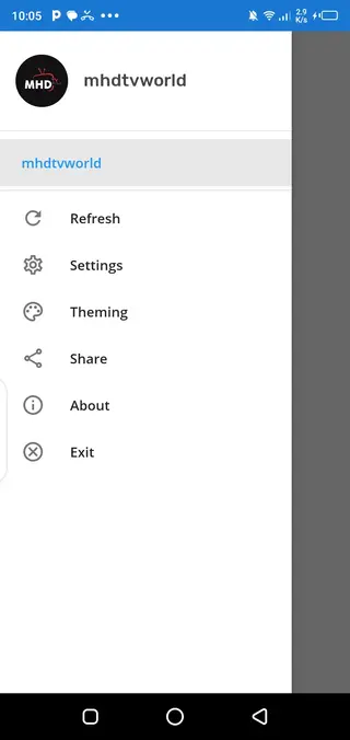 Screenshot of MHDTVWORLD XYZ Download