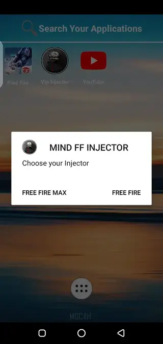 Screenshot of Mind FF Gamer Injector Download