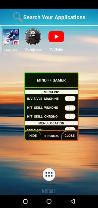 Screenshot of Mind FF Gamer Injector Apk
