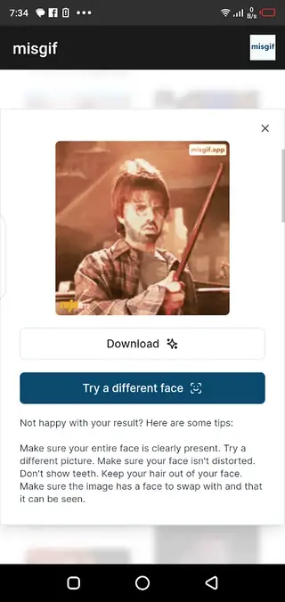 Screenshot of MisGif App Apk