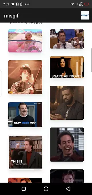 Screenshot of MisGif Android