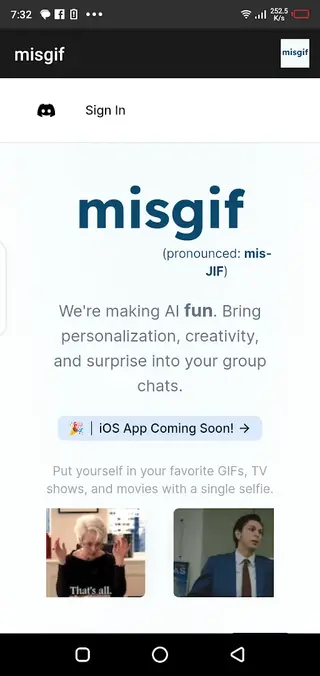 Screenshot of MisGif Apk