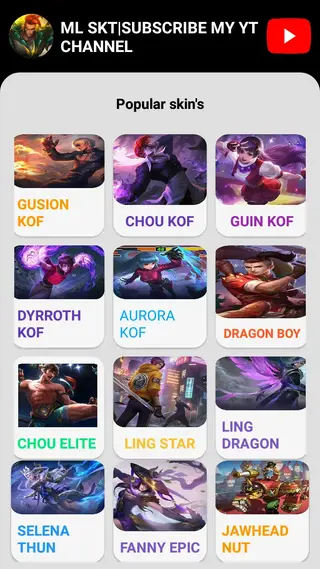 Screenshot of ML SKT