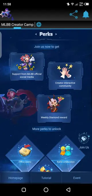 Screenshot of MLBB Creator Camp Apk