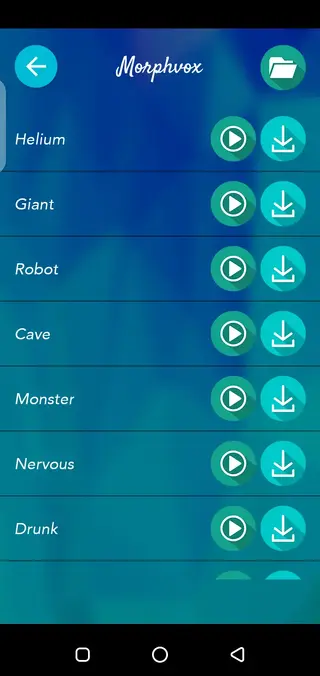 Screenshot of Morphvox Pro Apk